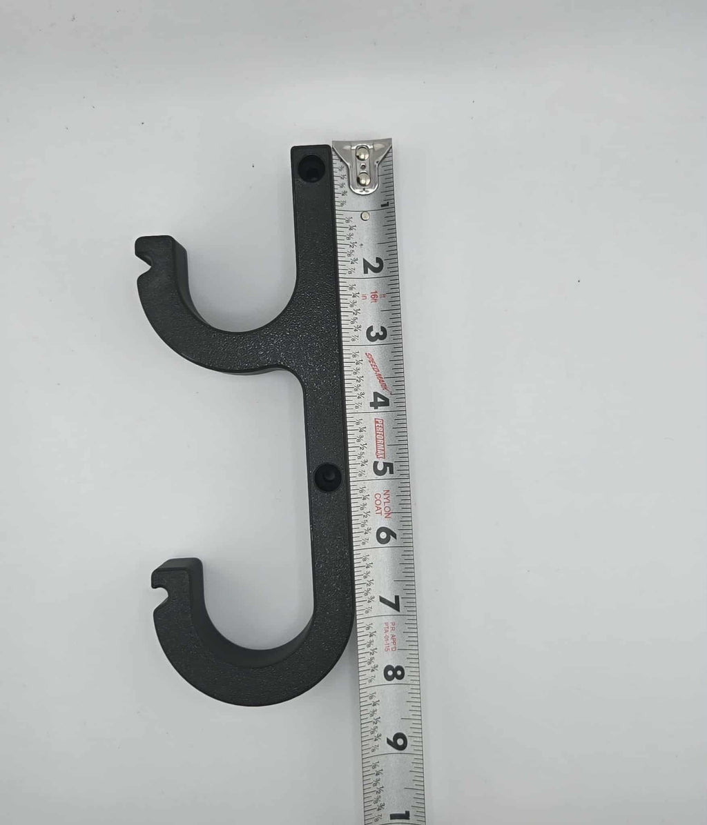 Wall Mount Fishing Rod Holders – 2-Rod Rack for Garage & Indoor Storage Organizer