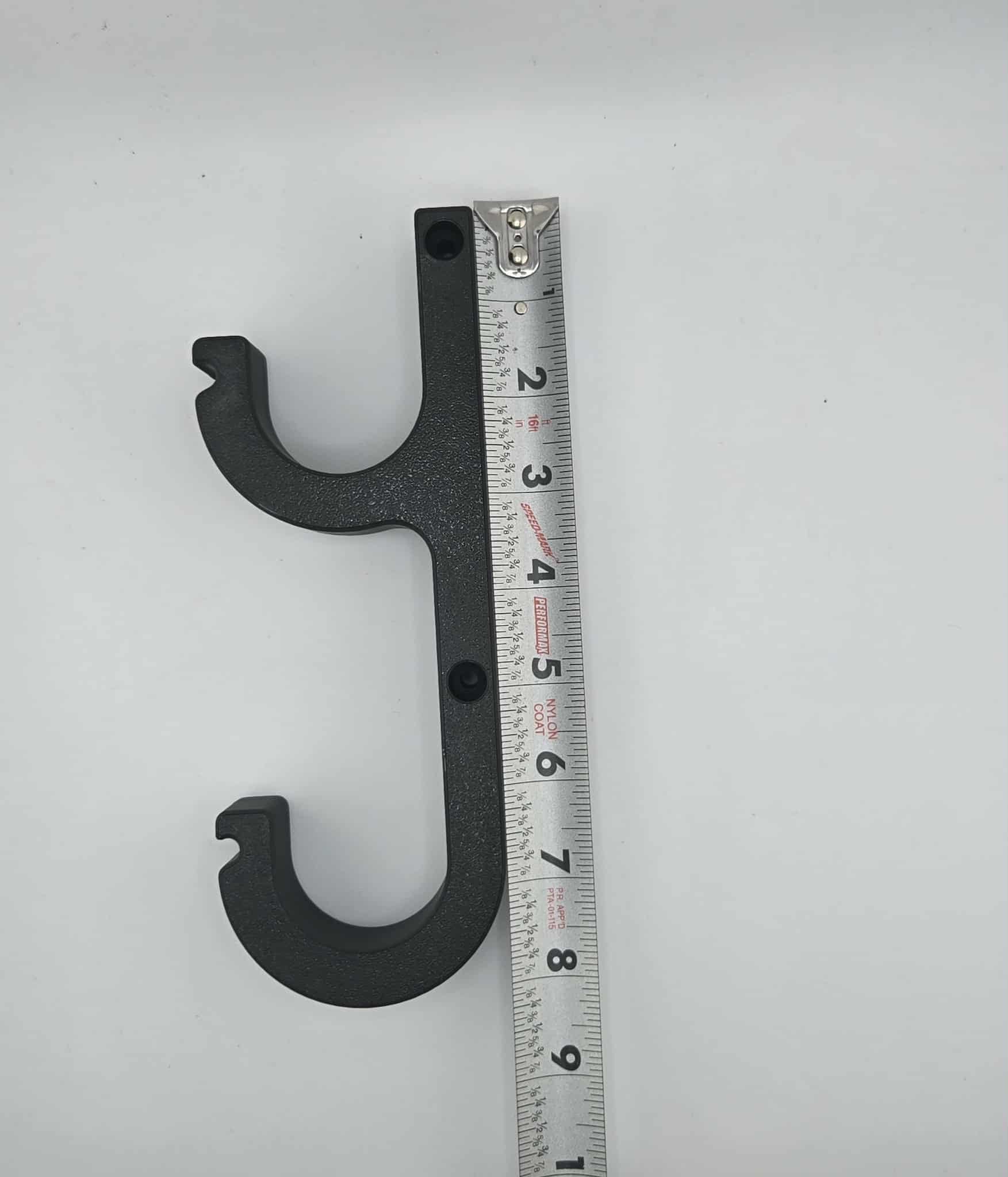 Wall Mount Fishing Rod Holders – 2-Rod Rack for Garage & Indoor Storage Organizer