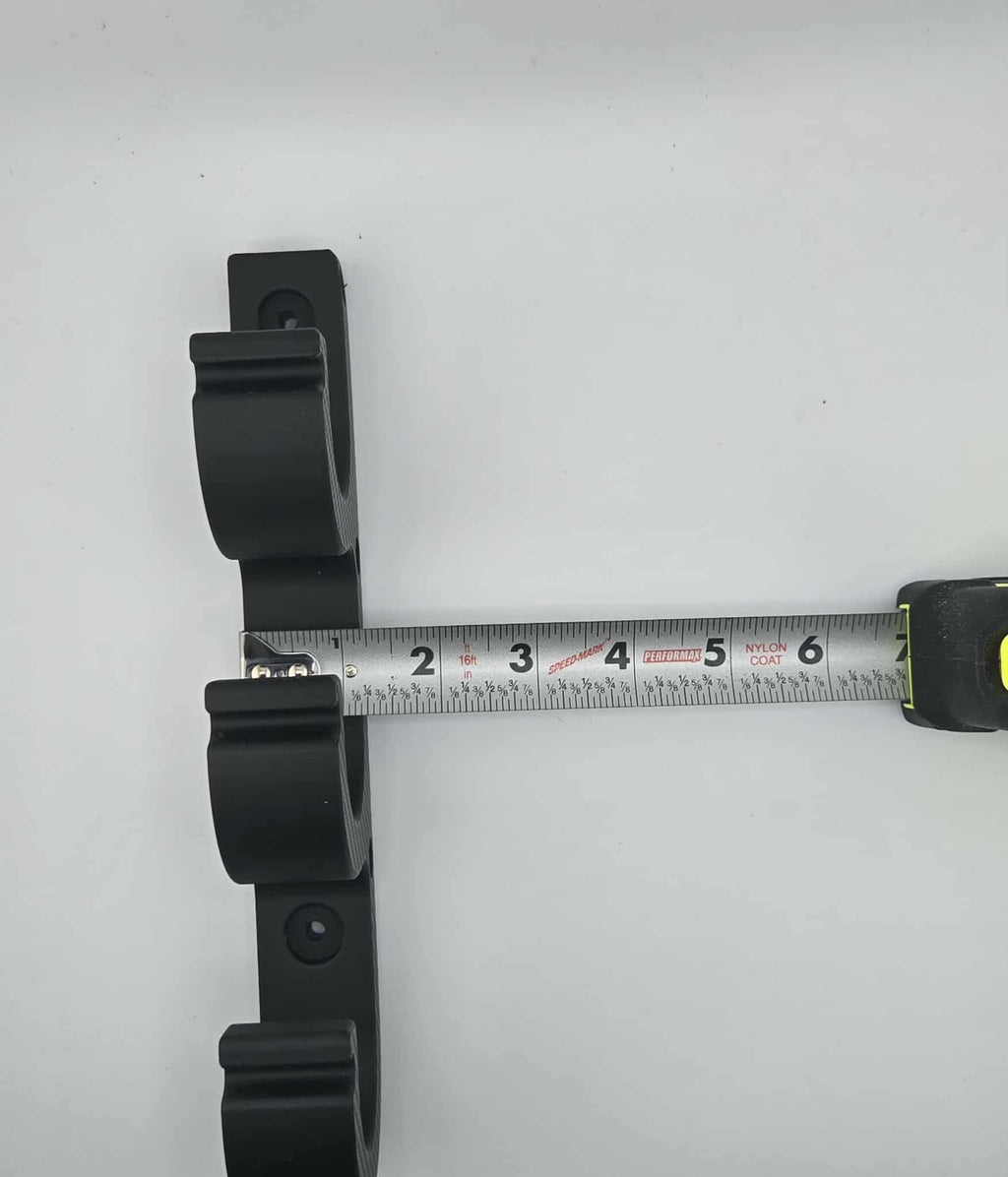 Wall Mount Fishing Rod Holders – 3-Rod Rack for Garage & Indoor Storage Organizer