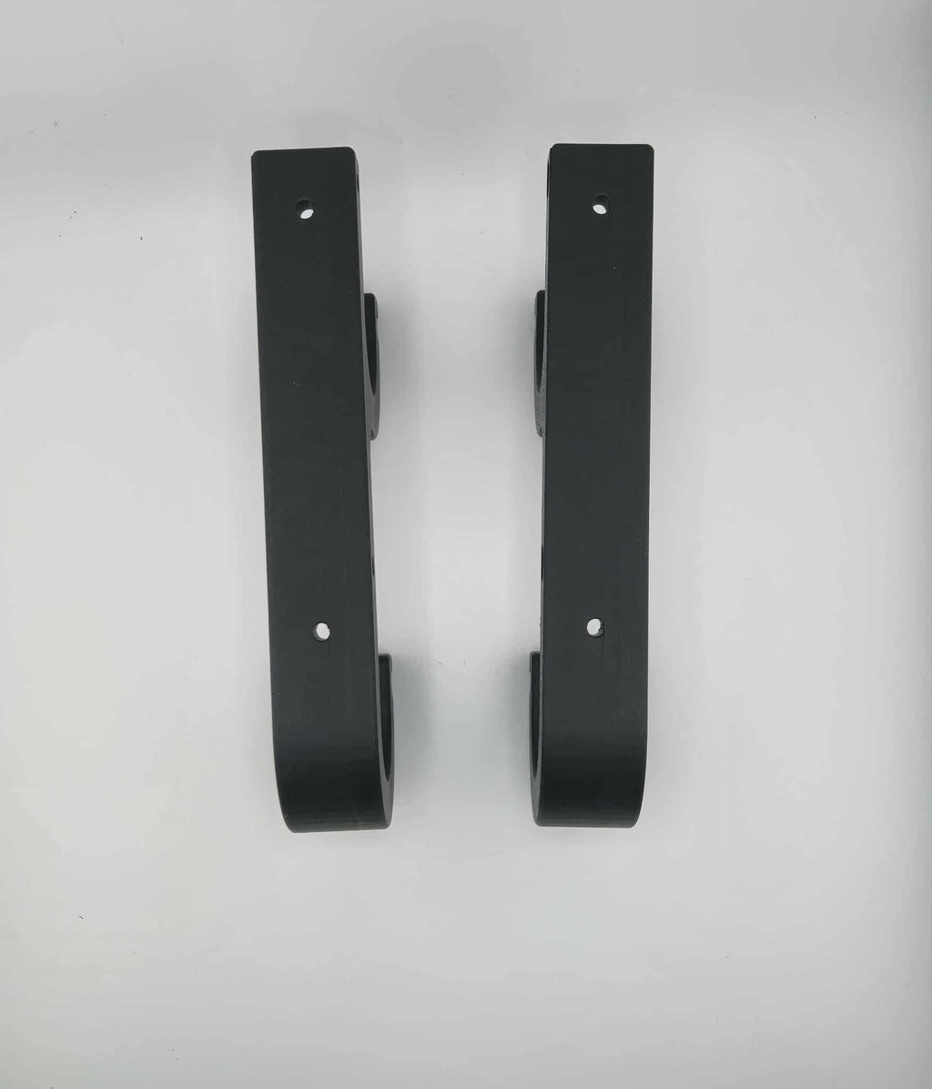 Wall Mount Fishing Rod Holders – 2-Rod Rack for Garage & Indoor Storage Organizer