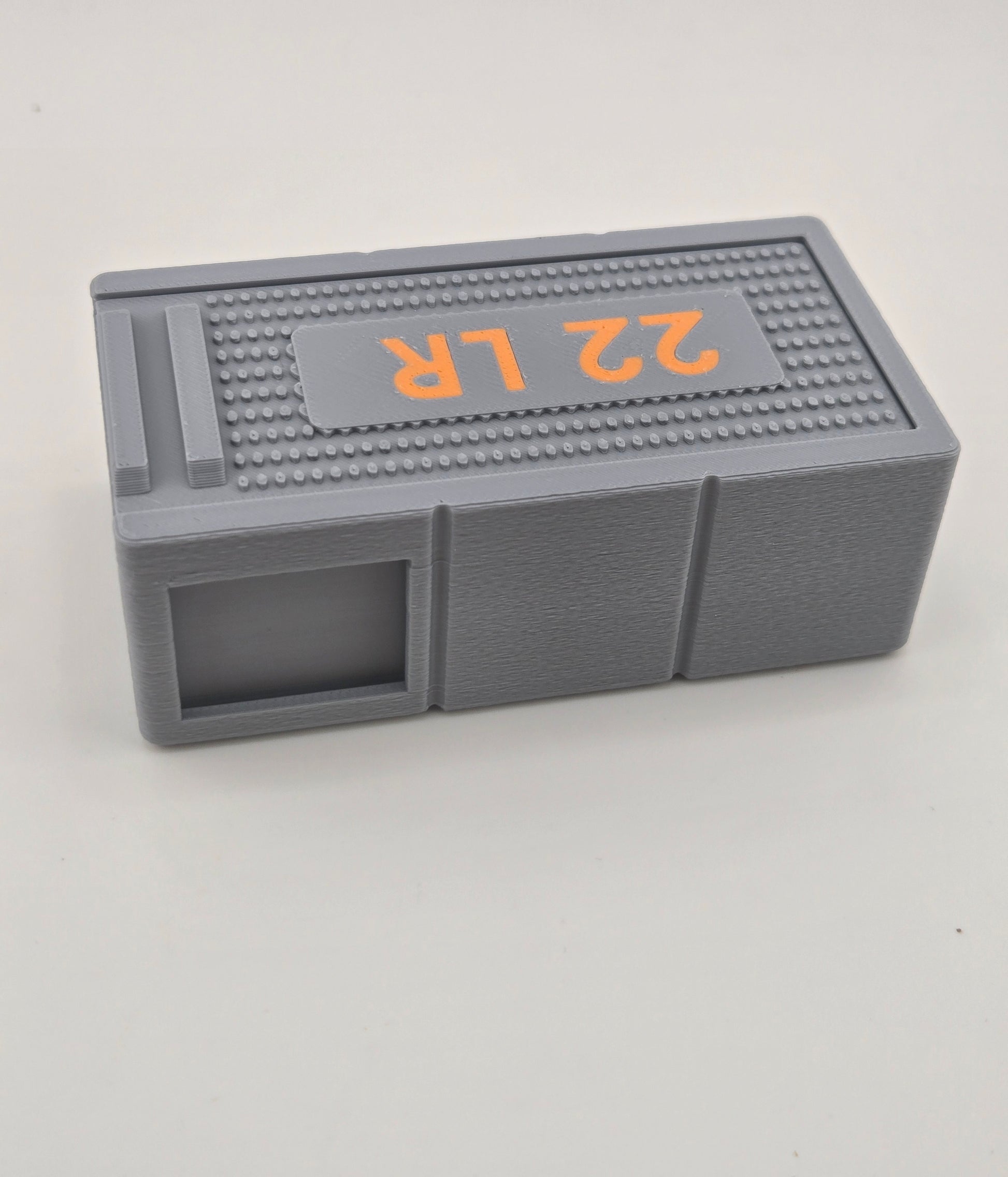 22 LR 50-Round Ammo Box (Black or Grey)