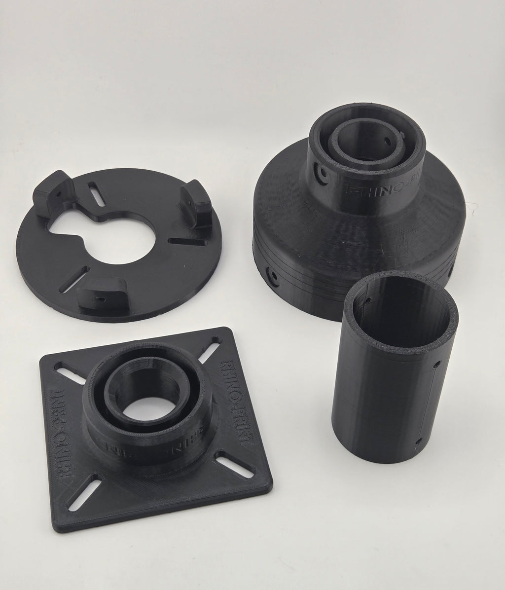 Universal Fisheye and Dome Camera Pole Mount Bracket – Compatible with Reolink, Lorex & Amcrest – Ceiling Hanging Mount with Optional 1.5" PVC Extension