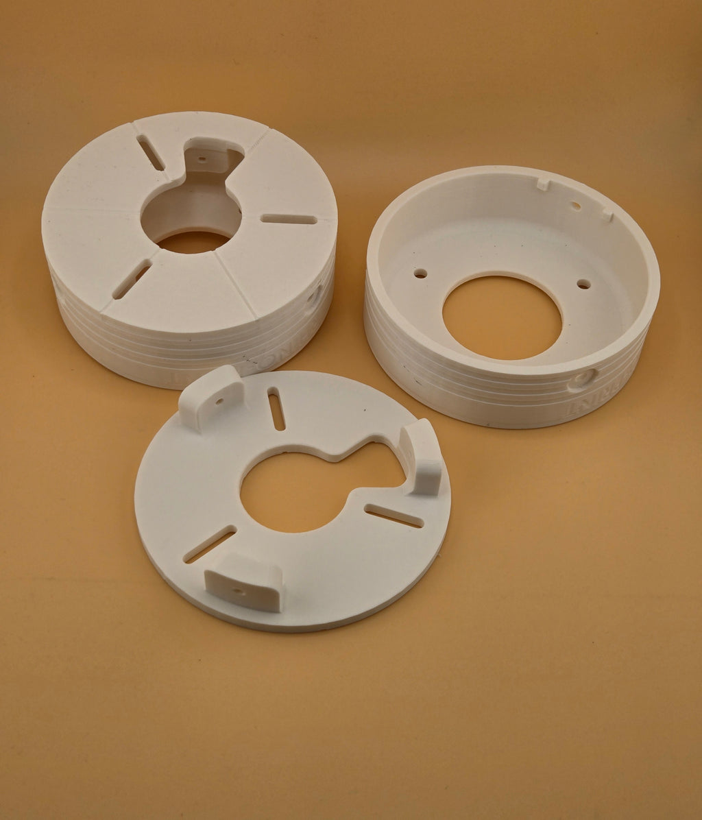 Universal Plastic Junction Box for Fisheye and Dome IP Security Camera – Compatible with Reolink, Lorex & Amcrest