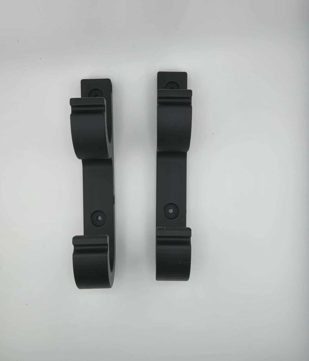 Wall Mount Fishing Rod Holders – 2-Rod Rack for Garage & Indoor Storage Organizer