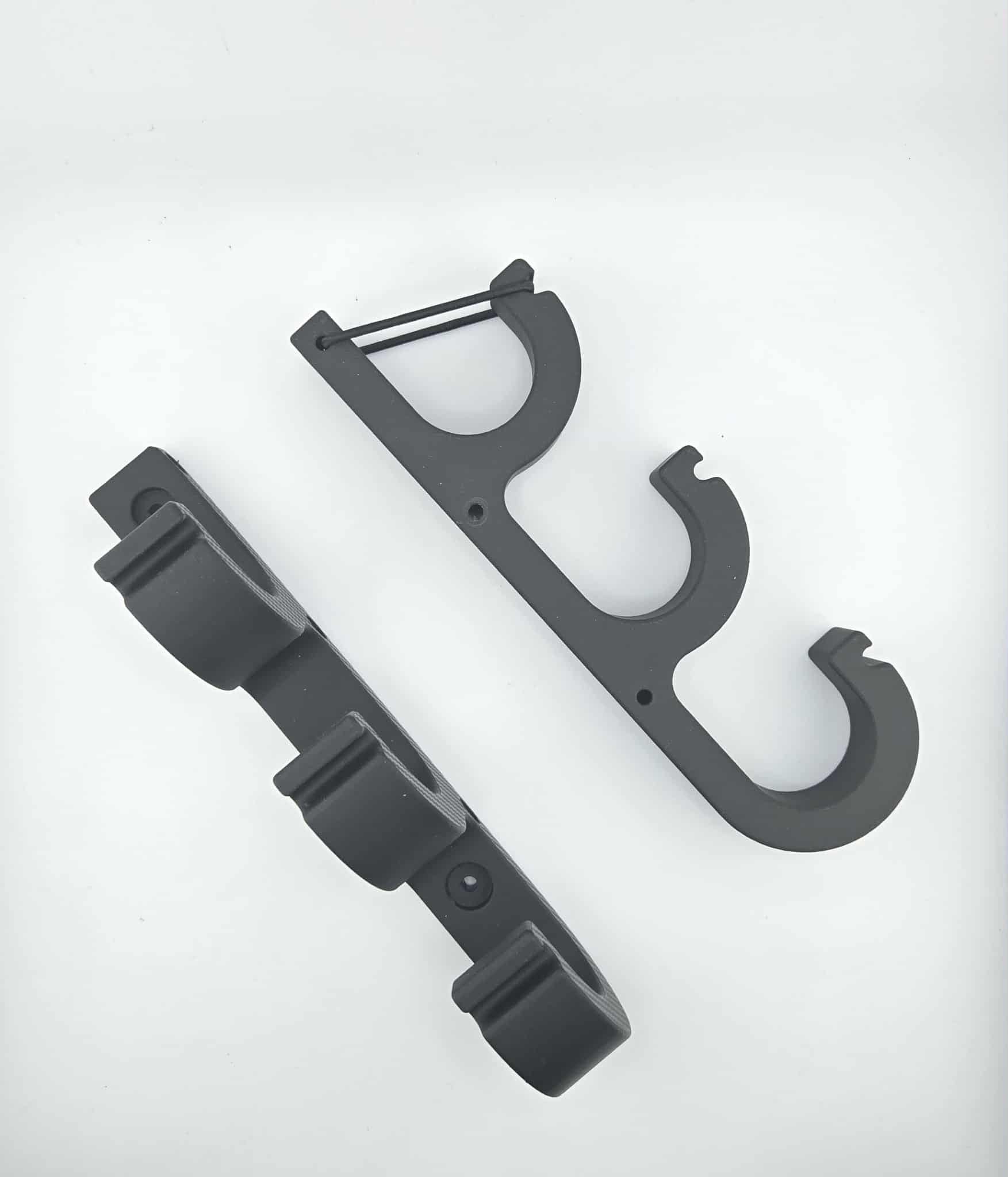 Wall Mount Fishing Rod Holders – 3-Rod Rack for Garage & Indoor Storage Organizer