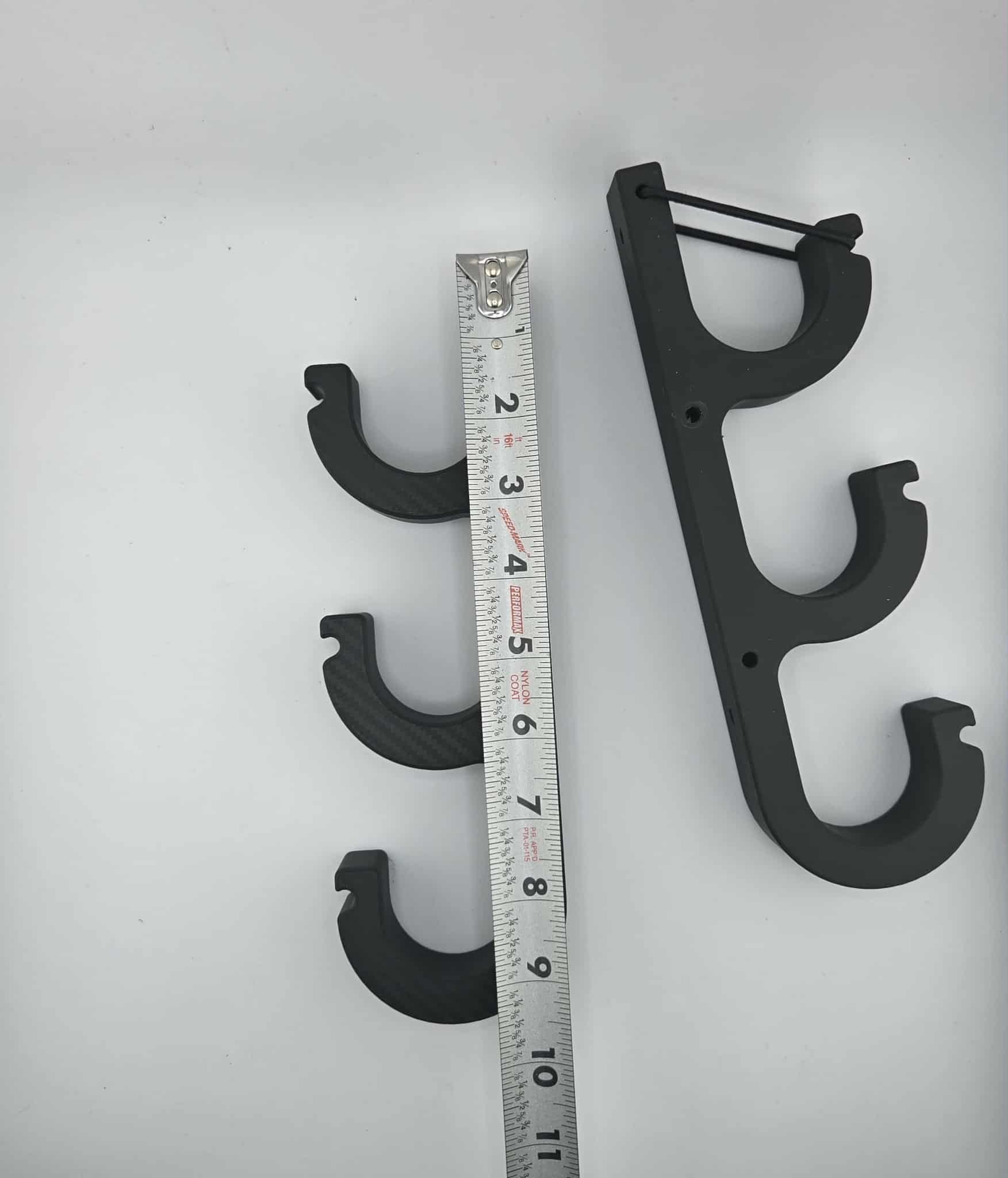 Wall Mount Fishing Rod Holders – 3-Rod Rack for Garage & Indoor Storage Organizer