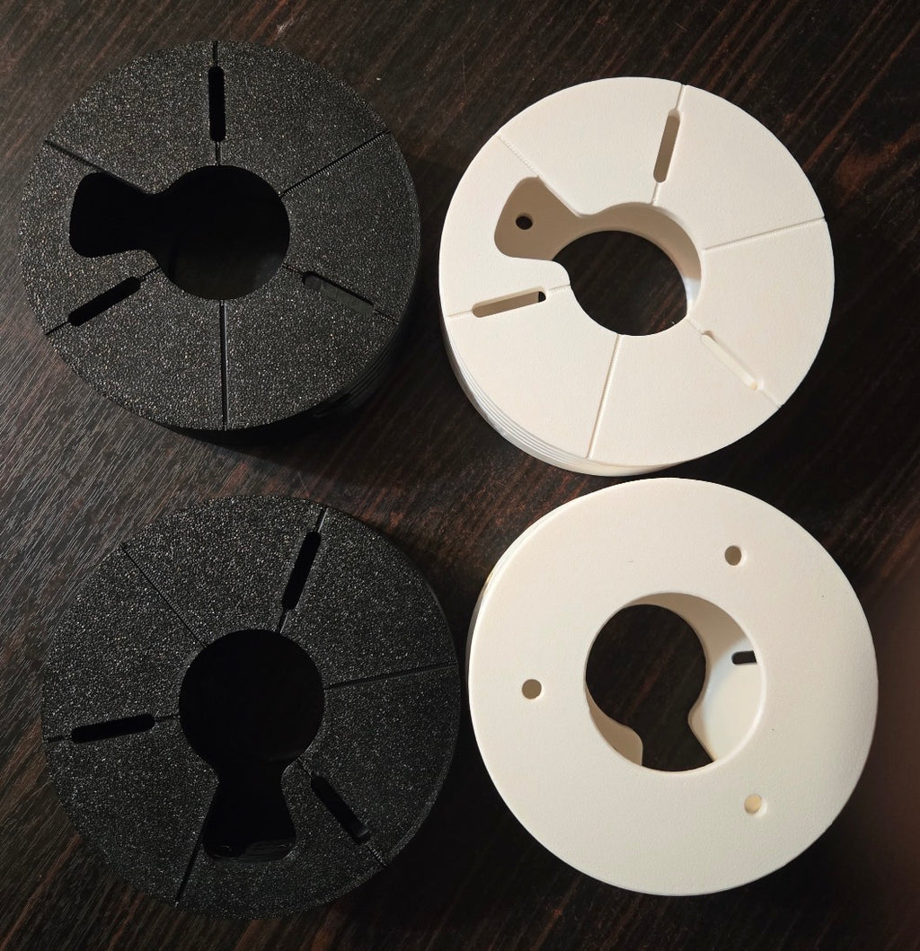 Universal Plastic Junction Box for Fisheye and Dome IP Security Camera – Compatible with Reolink, Lorex & Amcrest