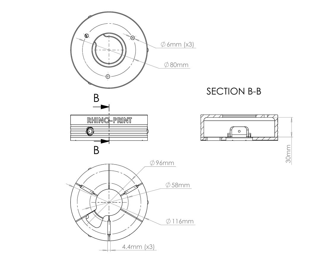Universal Plastic Junction Box for Fisheye and Dome IP Security Camera – Compatible with Reolink, Lorex & Amcrest
