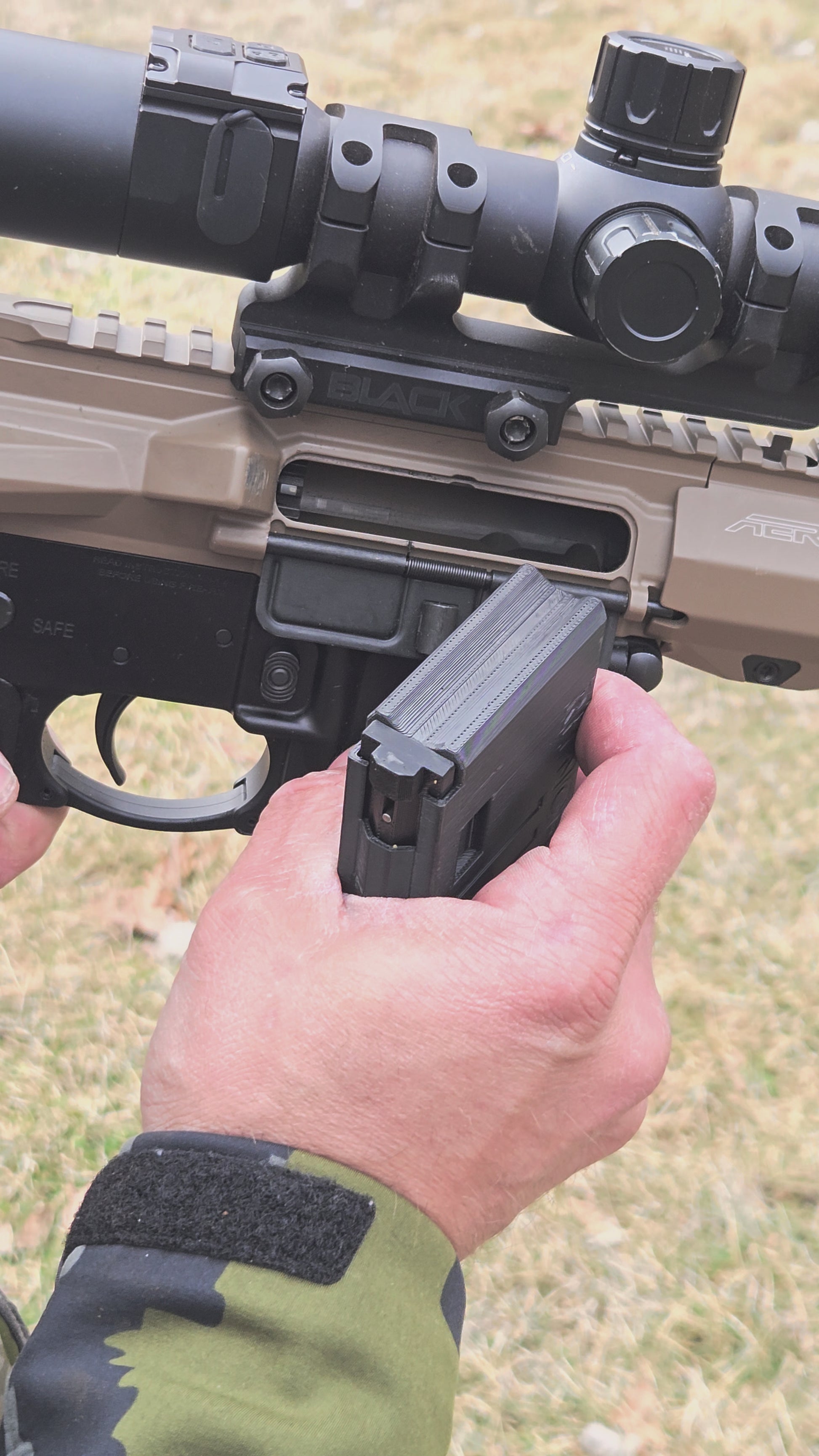 AR-15 Single Shot Adapter Sled with Last Round Bolt Hold Open