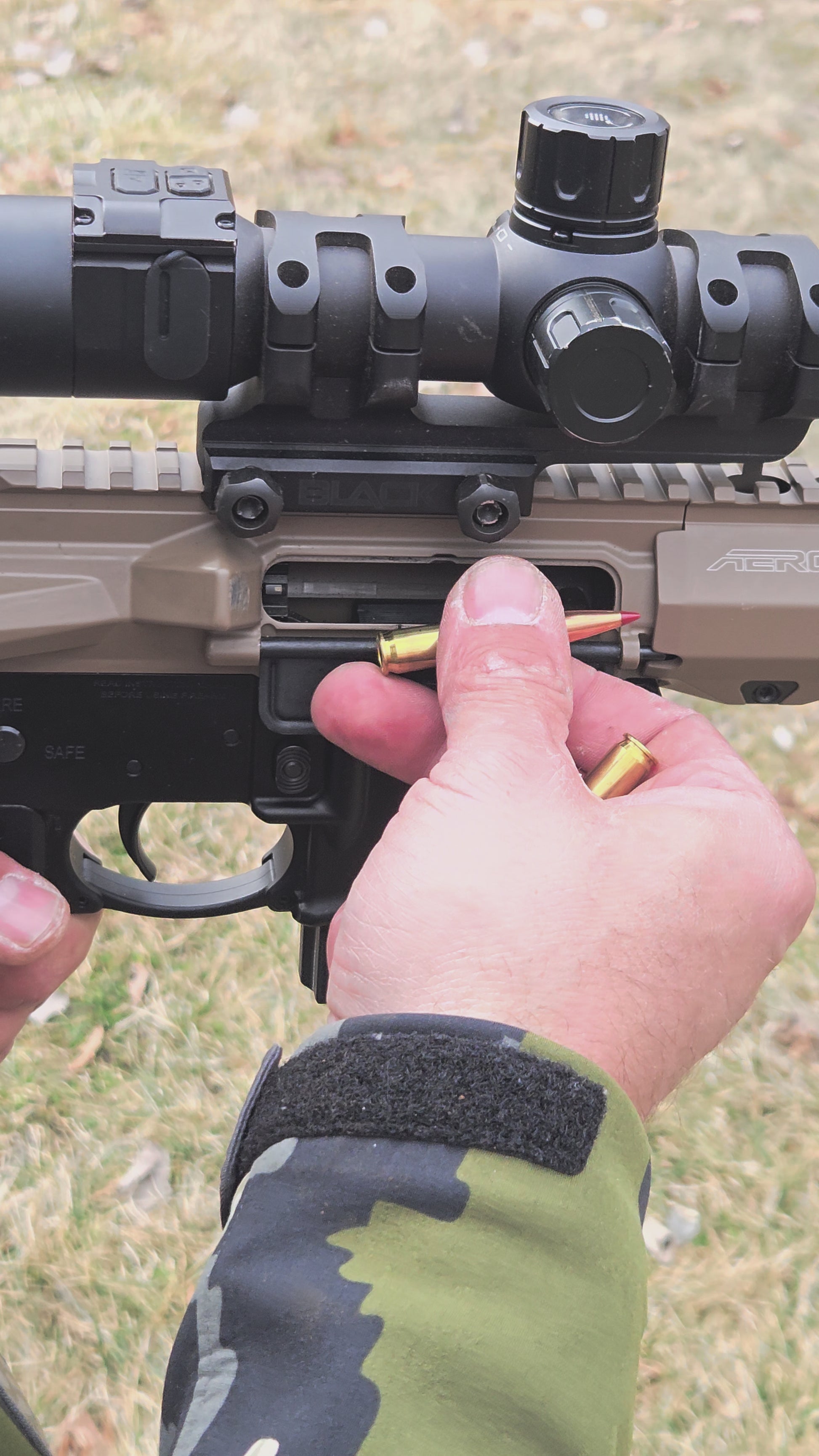 AR-15 Single Shot Adapter Sled with Last Round Bolt Hold Open